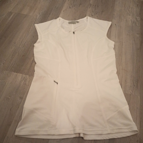 Athleta White Sleeveless Top - Picture 1 of 4